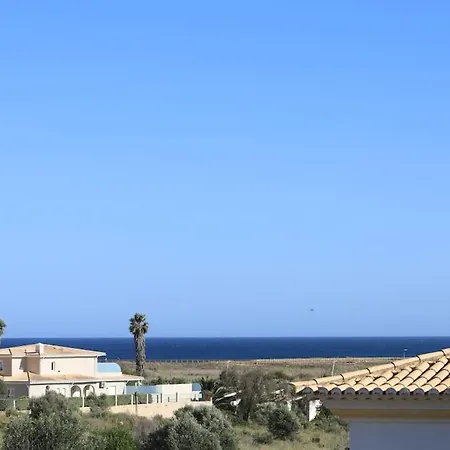 아파트 Beachfront Meia 라고스